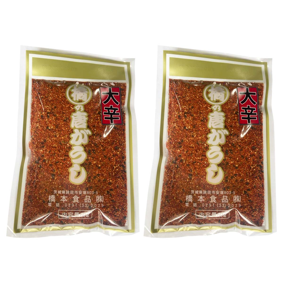楽天市場】唐辛子 [橋本食品] 鬼にんにく唐がらし 60g×2袋セット