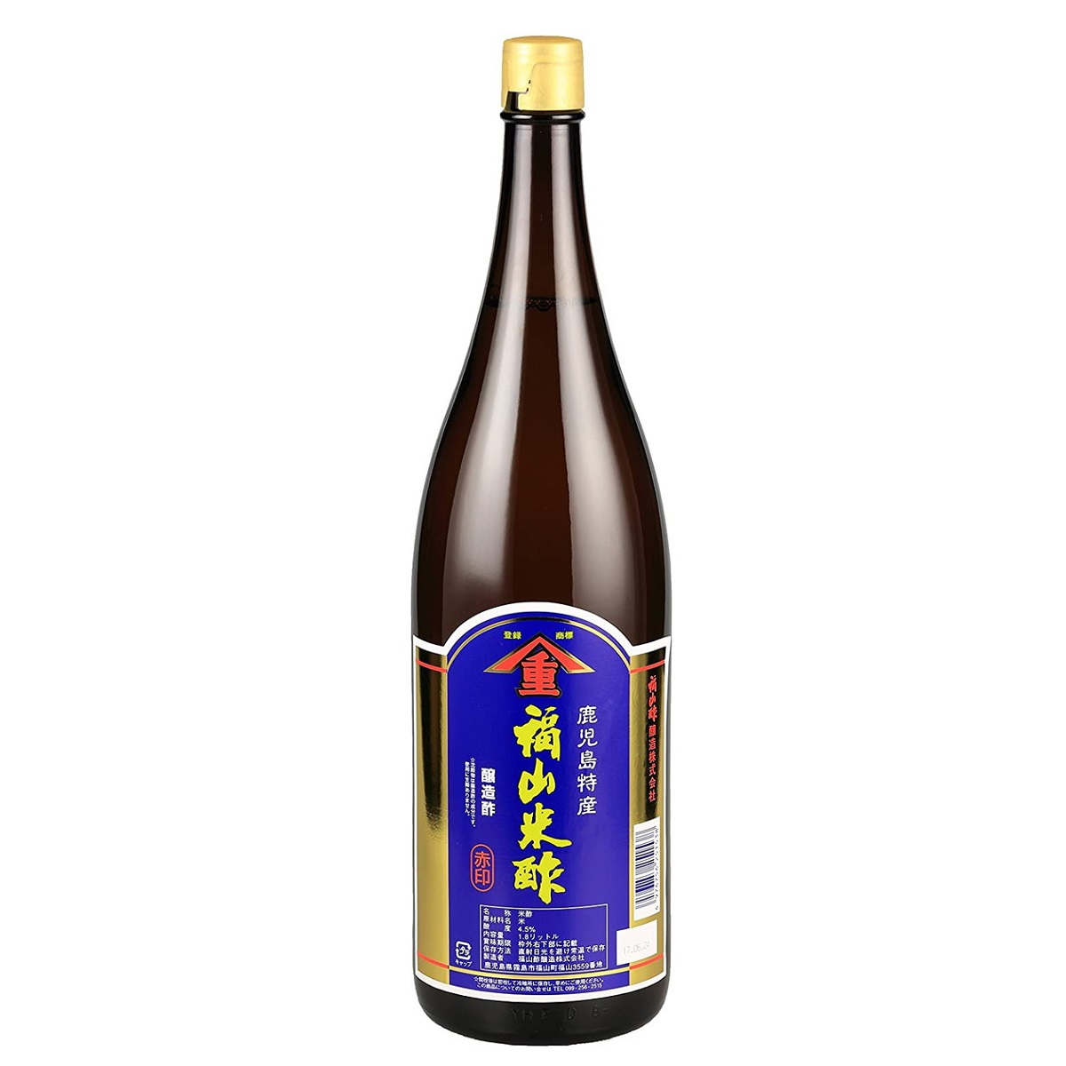 市場 福山酢醸造 九州 鹿児島 1.8L 調味料 米酢 赤印