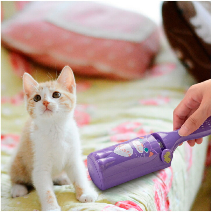 毛取りローラー ペット犬 猫 コロコロ 掃除 抜け毛 クリーナー ほこり取り 通販