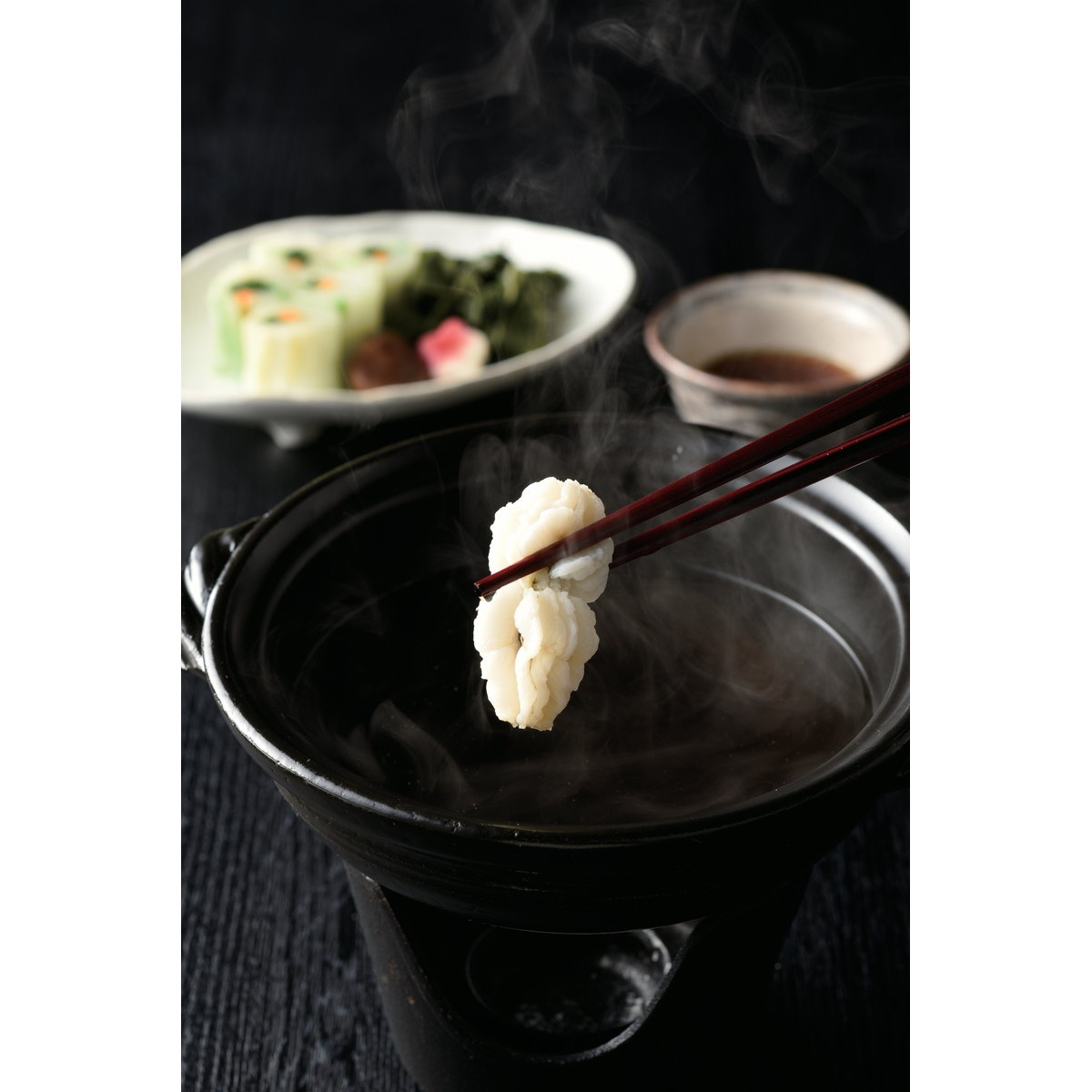 日本料理店の鱧しゃぶセット（３～４人前）