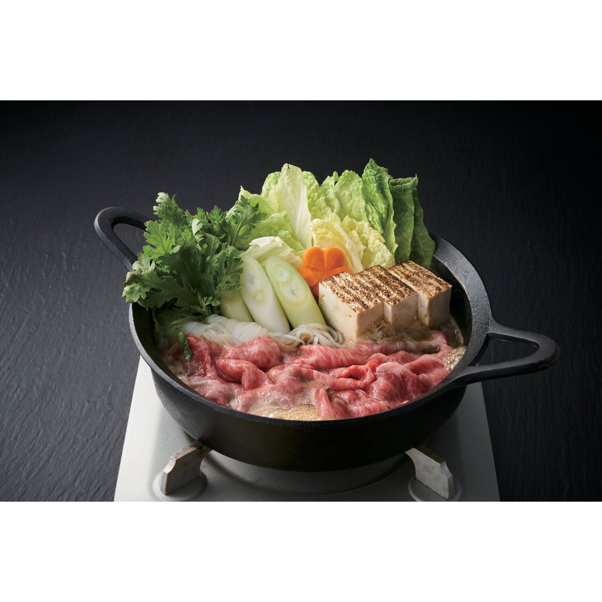 若狭牛　すき焼き用　６００ｇ（リブ／サー）