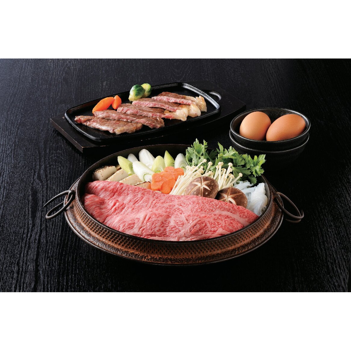 宮崎牛 ステーキ・すき焼き用セット|産直お取り寄せNセレクト