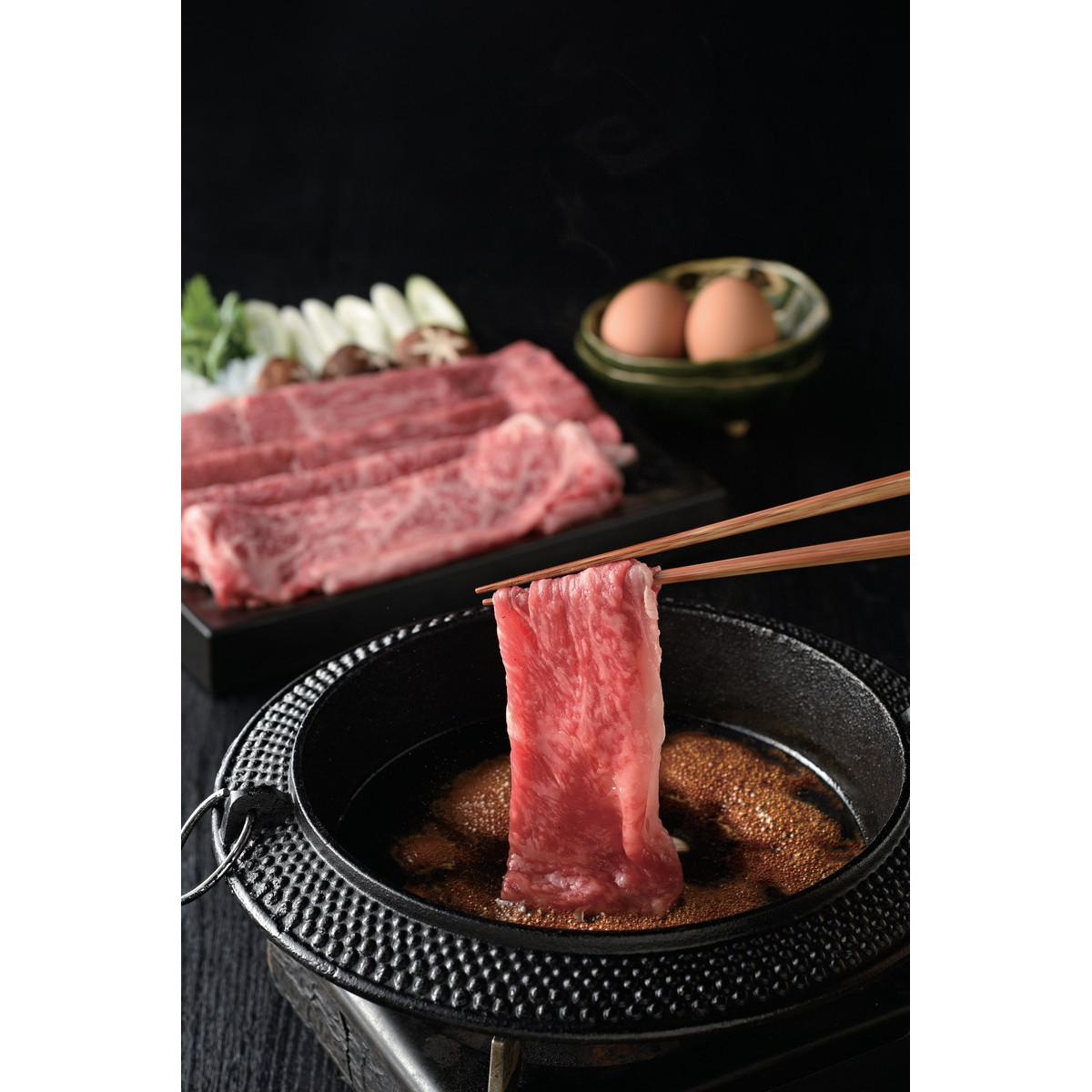 黒牛　すき焼き用　クロウシ　ロース１０５０／モモ８５０｜産直お取り寄せＮセレクト