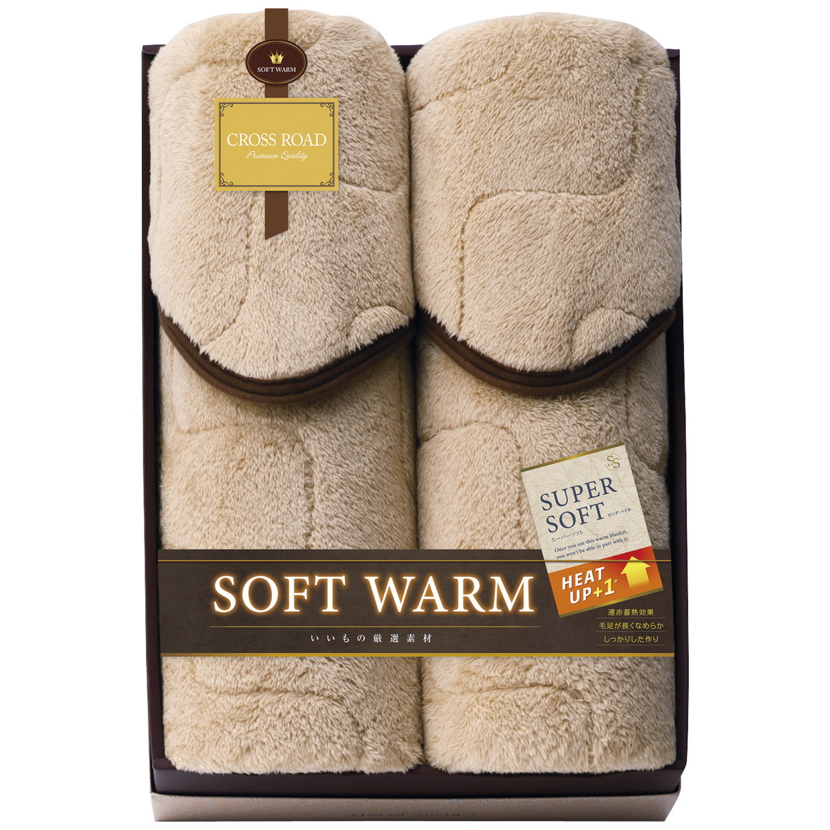 SOFT WARM あったか遠赤極ふわ敷パット2P 6450-2P【北海道・沖縄県・離島 配送不可】