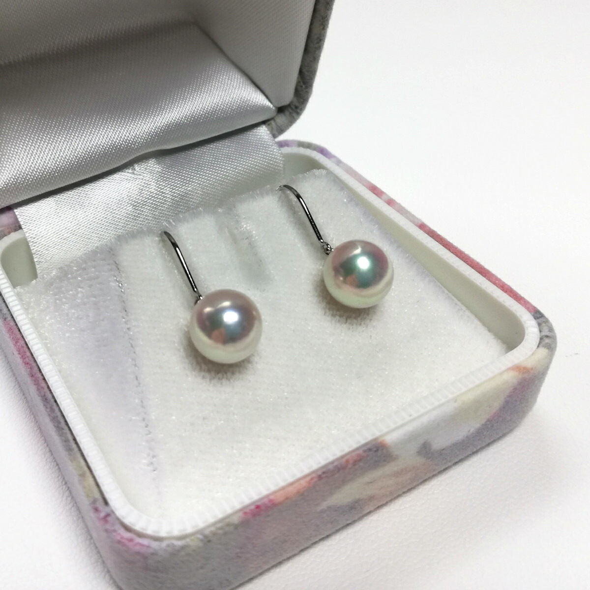 楽天市場】花珠アコヤ本真珠 Pt900 ピアス 8.0-8.5mm パール 真珠 一粒