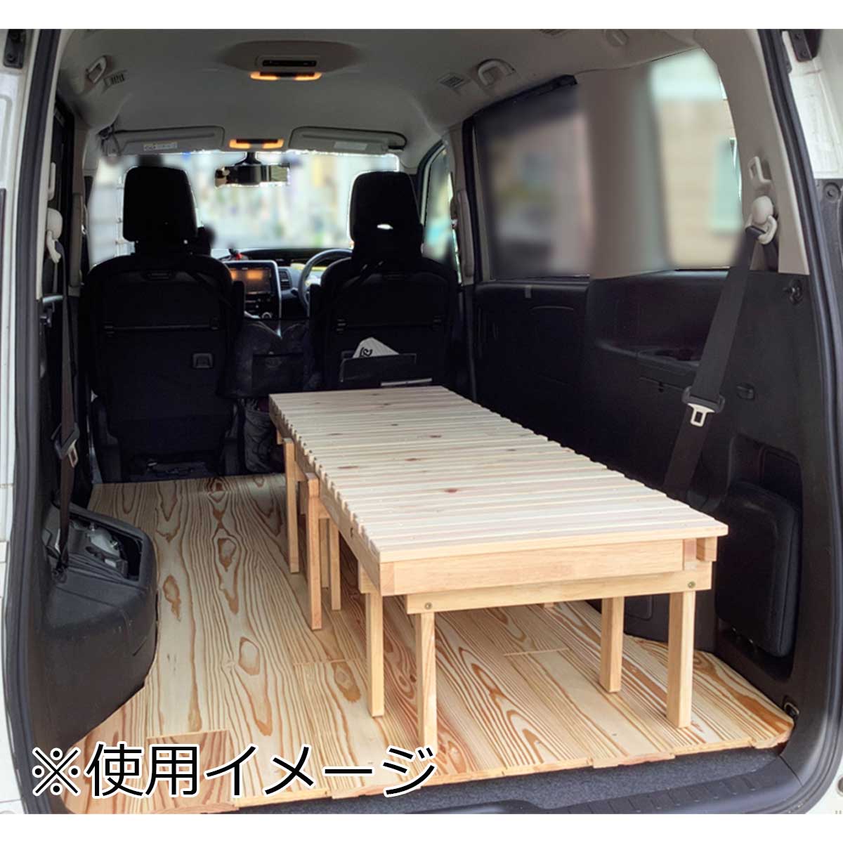 中居木工 車中泊もできるスライドベッド 180 ベッド 折りたたみ 寝具 車中泊 シングル 家具 ベンチ 日本製 天然ひのき 折り畳み コンパクト アウトドア 【北海道・沖縄・離島 お届け不可】 31,193円