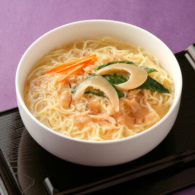 ふかひれ姿煮を贅沢にまるごと味わう〈 気仙沼海鮮ふかひれ生ラーメン 〉4人前 ｜ 株式会社丸光製麺・岩手県