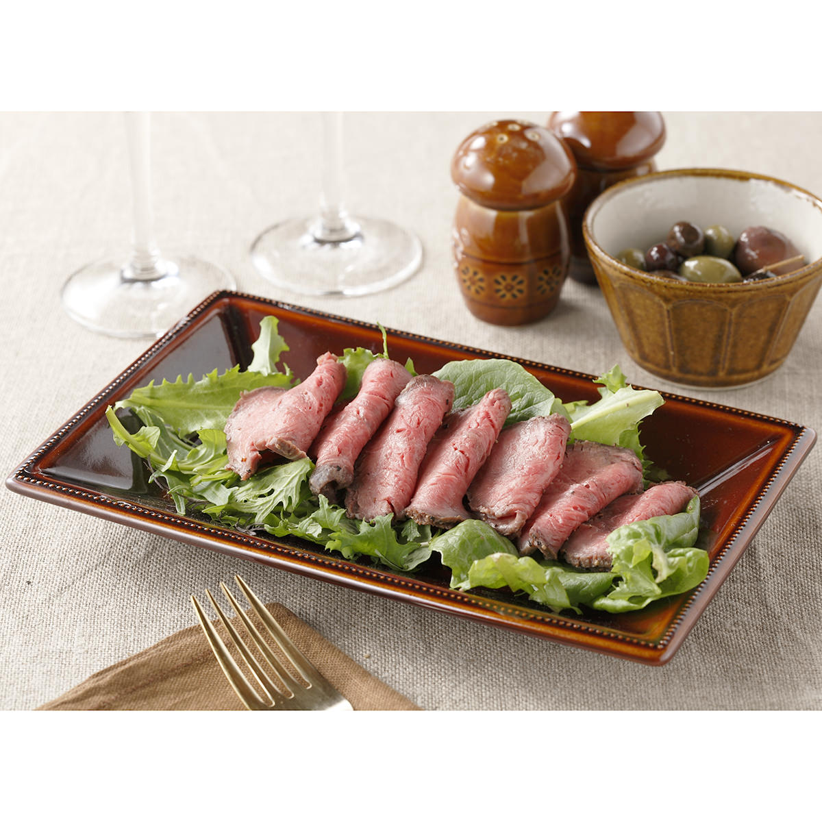 関村牧場 漢方和牛 ローストビーフ 惣菜 冷凍 牛肉 和牛 国産 赤身 ヘルシー 前菜 おかず オードブル おつまみ 宮城