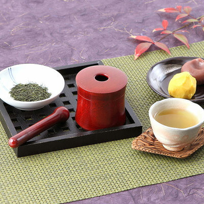 楽天市場】山中漆器 うるしの器あさだ 天然木お茶 ミル あかね ギフト