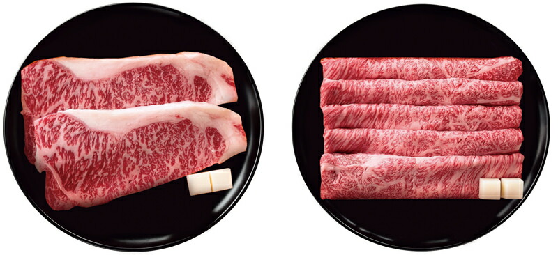 宮崎牛ステーキ・すき焼き用セット〔サーロインステーキ180g×2、肩肉(すき焼き用)850g〕