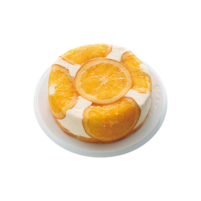 楽天市場 オレンジレアチーズケーキ 4号サイズ 産直お取り寄せニッポンセレクト