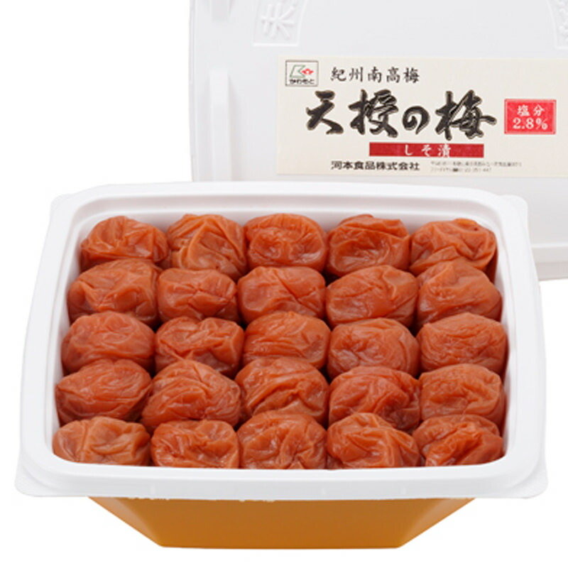 梅干し 天授の梅しそ漬 紀州南高梅 梅干 和歌山 うめぼし うす塩味 塩分2.8% 減塩