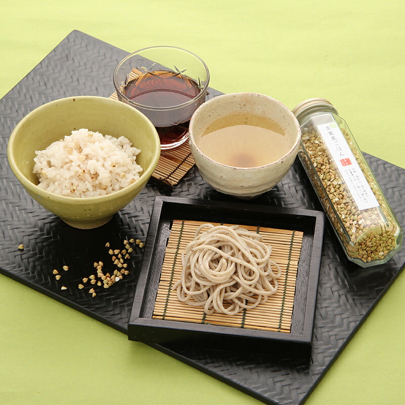 そば 乾麺(日本蕎麦) 京蕎麦 丹波ノ霧そば三昧セットB〔麺、つゆ(各4食)、そば茶7袋、そばの実130g〕