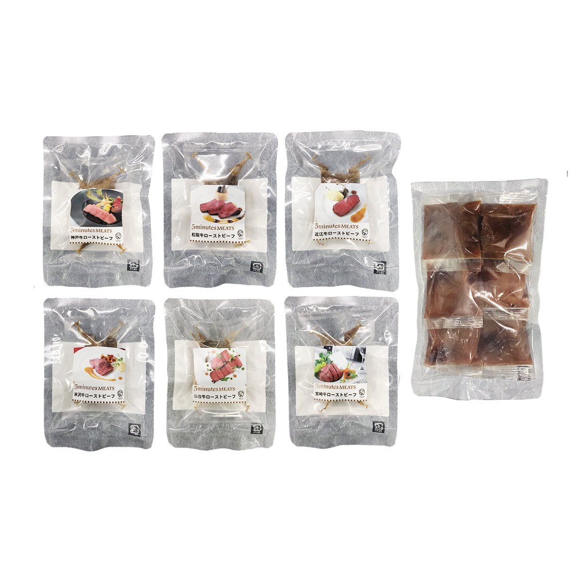 楽天市場 6大ブランド和牛食べ比べ ローストビーフ 6種 詰合せ 惣菜 肉惣菜 牛肉 神戸牛 松阪牛 近江牛 米沢牛 宮崎牛 仙台牛 各50g オニオンソース 6 和牛 国産和牛 ブランド牛 食べ比べ 国産 低温調理 氷温熟成 兵庫 ファイブミニッツ ミーツ 産直お取り寄せ