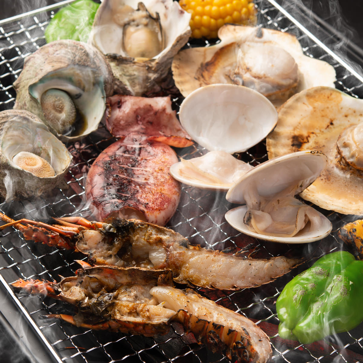 楽天市場 バーベキューセット 海鮮6種のbbqセット 海鮮 貝 イカ 伊勢海老 サザエ 高級食材 詰め合わせ 国産 水谷水産 産直お取り寄せニッポンセレクト