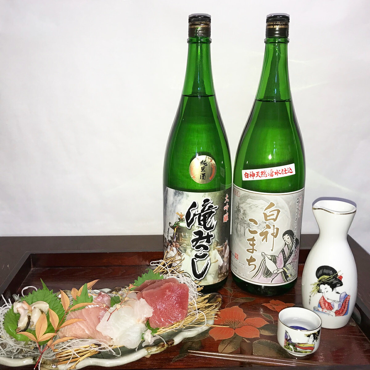 純米大吟醸酒セット 滝みこし 純米大吟醸酒セット 滝みこし 純米吟醸酒 白神こまち 1.8L 各1本 詰合せ 大吟醸酒 お酒 日本酒 純米酒 大吟醸 飲み比べ 地酒 飲み比べセット 秋田県 腰山商店｜産直お取り寄せＮセレクト
