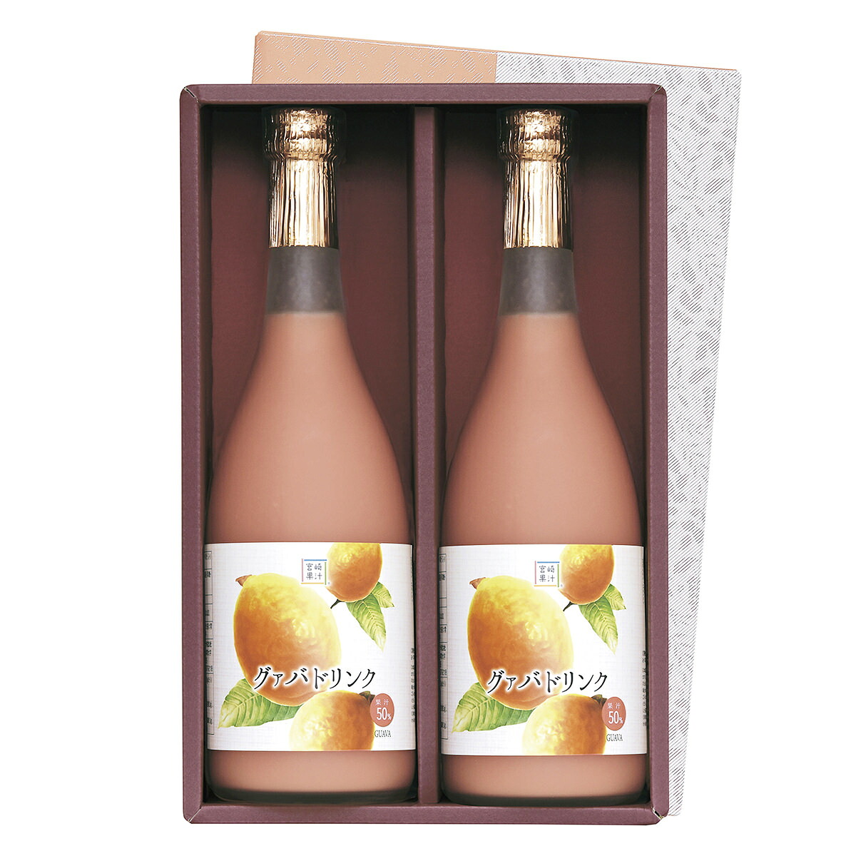 グァバドリンク 720ml×2本セット 2本 詰合せ グァバジュース ジュース グァバ 国産 宮崎産 自社農園生産 トロピカルフルーツ フルーツジュース 宮崎 宮崎果汁