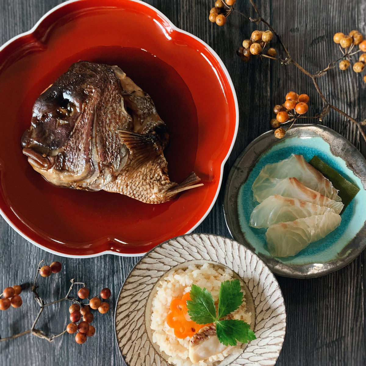セットアップ 明石めで鯛や 鯛とりどりセット 鯛かぶと煮 鯛ねぎ味噌 鯛昆布〆 鯛づけ