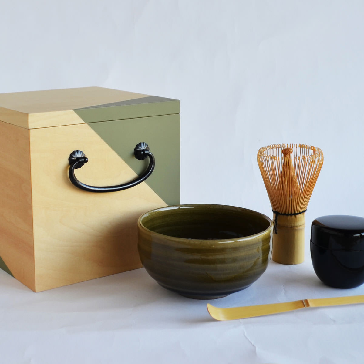 茶道具セット　備前焼　茶壺　抹茶椀　杓　丸棗　漆器　工芸品　茶碗　湯呑　年代物 Amazon｜JIKANNOYA 抹茶セット 初心者 8点セット お点前セット