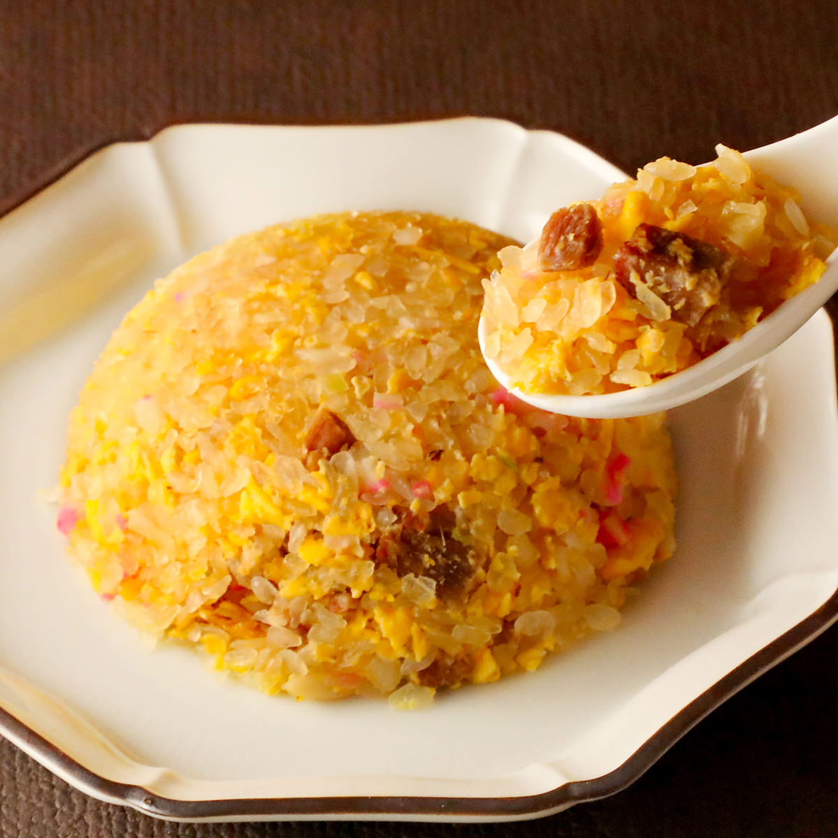 シンガポール発 京華小吃 ジンホア こんにゃく米のチャーシュー炒飯 5個セット チャーハン ヘルシー こんにゃく米 惣菜 ごはんもの 中華 冷凍 カロリーオフ 食品 炒飯