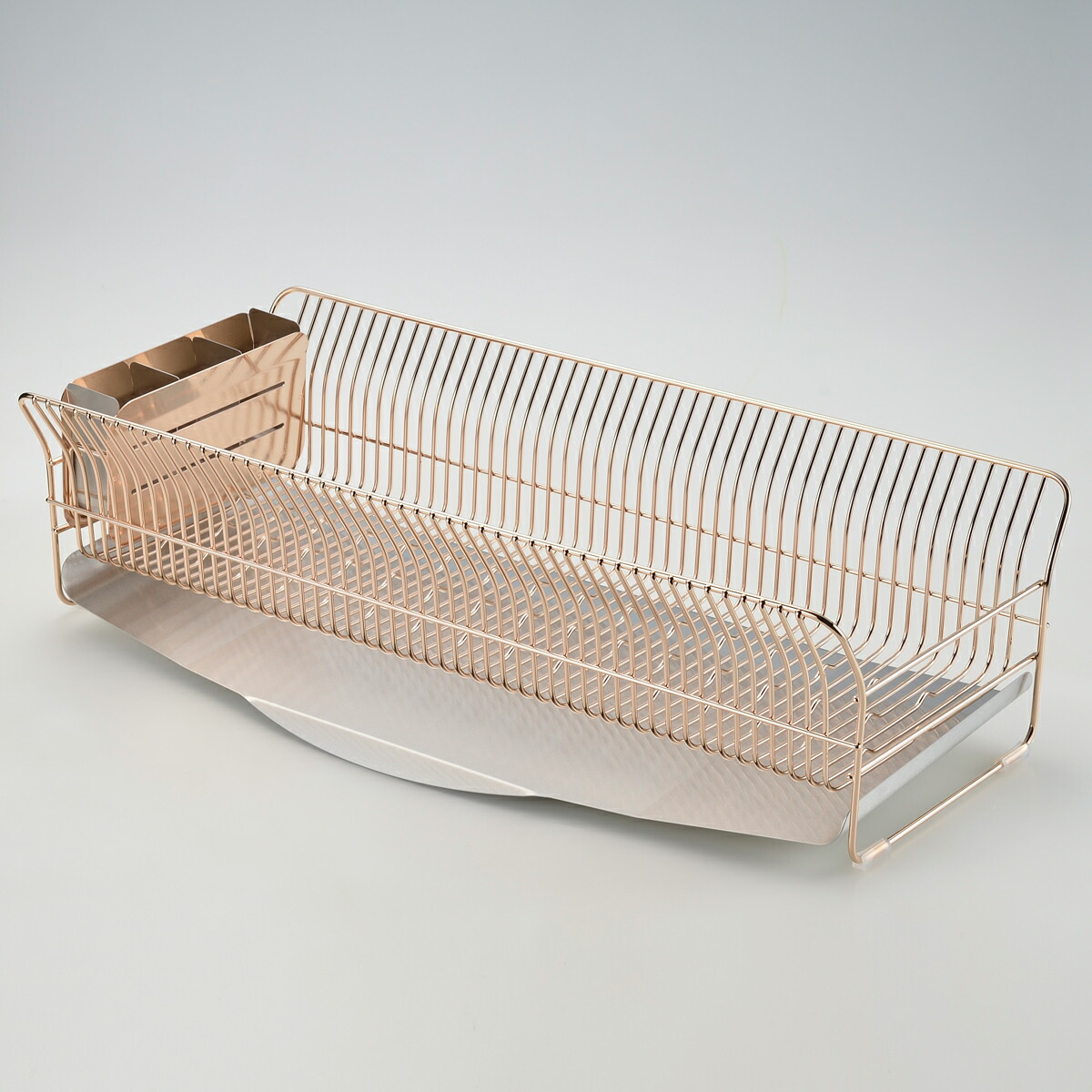 楽天市場】水切りラック 縦置きタイプ シルバー 台所用品 水切りかご