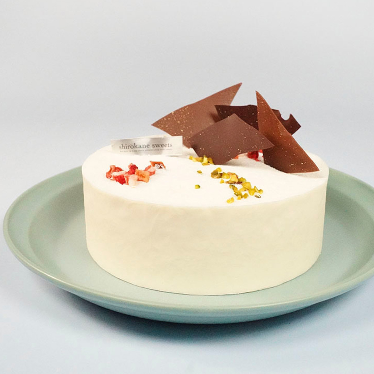 白金スイーツ 純白の白金フロマージュショート 5号 ギフト ケーキ 冷凍 スイーツ おしゃれ ホールケーキ 5,971円