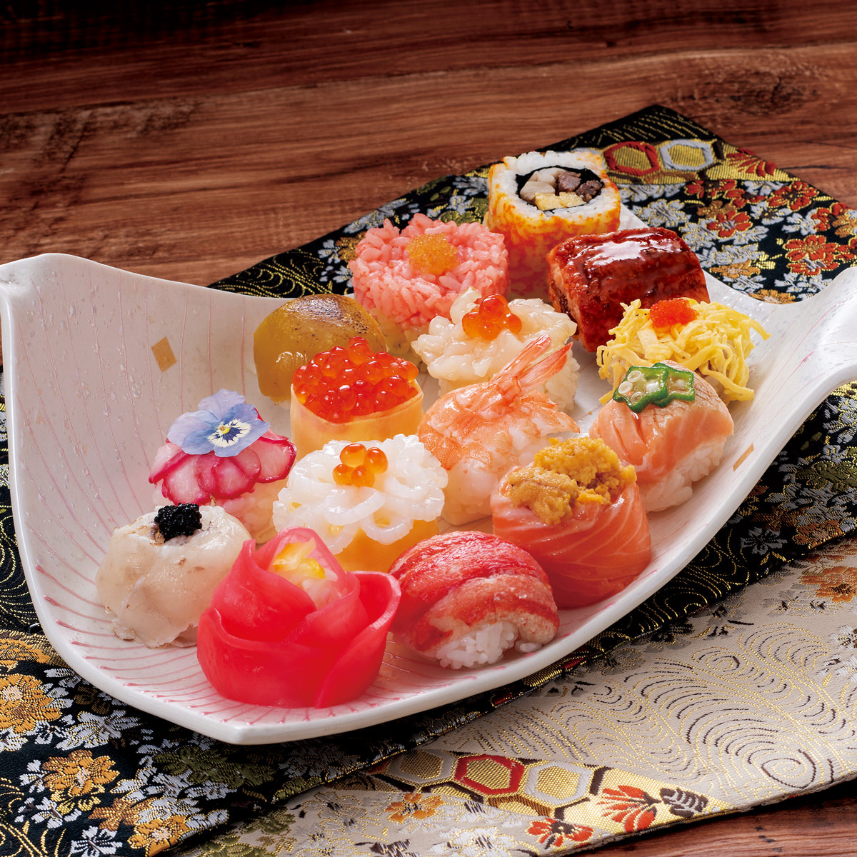 希少　限定品　元祖食品サンプル屋　手毬寿司　マグネット　全6種　全種セット 浅草限定新商品「手毬寿司マグネット」 | 元祖食品サンプル屋