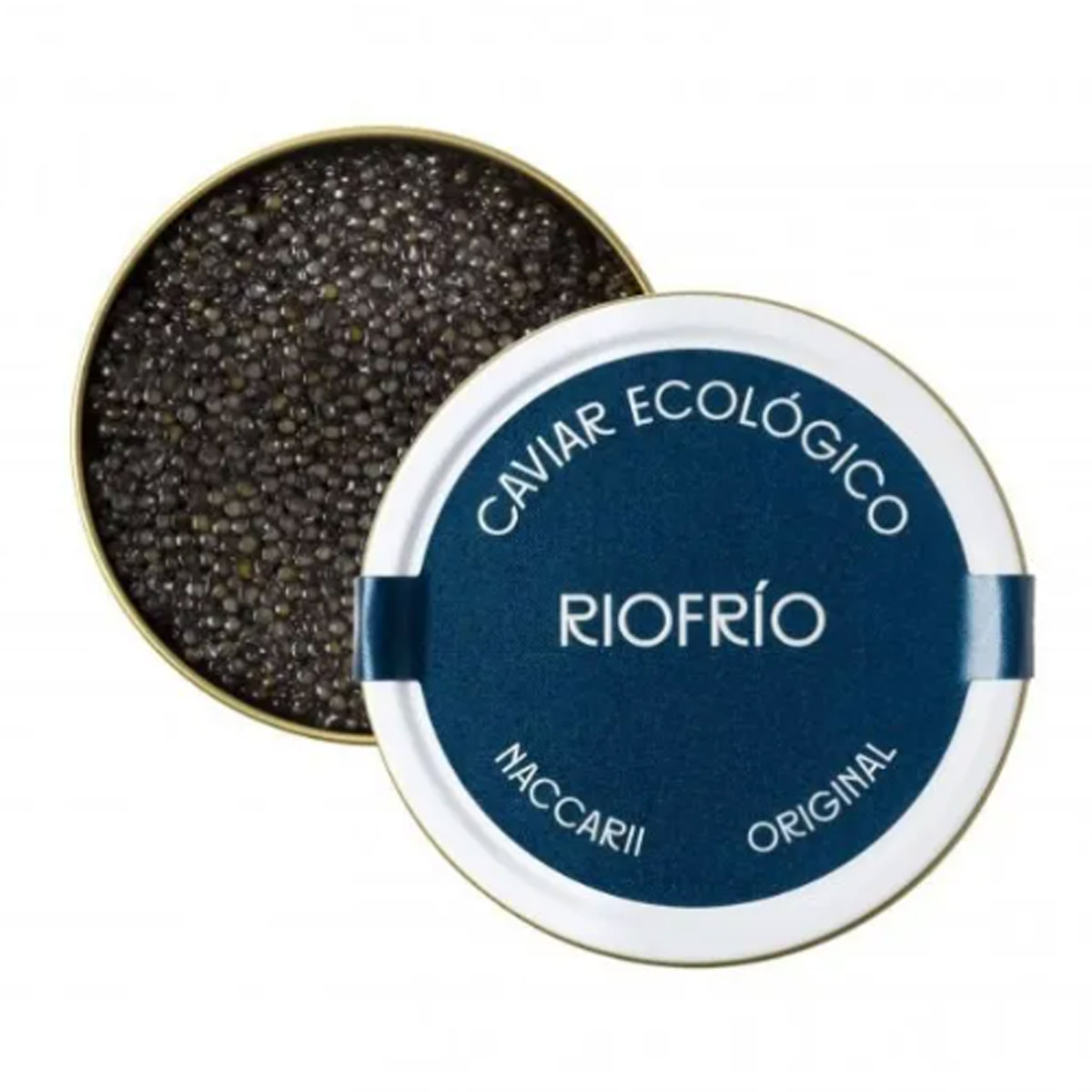 RIOFRIO スペイン産 フレッシュ キャビア 化粧箱入 スプーン オープナー付き 珍味 おつまみ お酒のお供 魚卵 チョウザメの卵｜産直お取り寄せＮセレクト