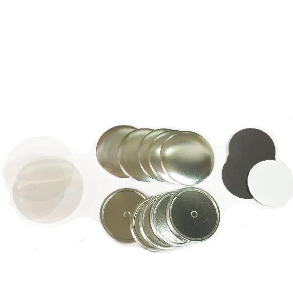 【 缶 バッチ マシーン 用 パーツ 】缶 マグネット 56mm パーツ セット 1000個  業務用 大容量 卸値 パック・ 缶 パーツ を制作後に ラバー マグネット 装着。誰でも簡単に 缶 マグネット が 製造 できます。【 ニプリ ・ nipuri 】