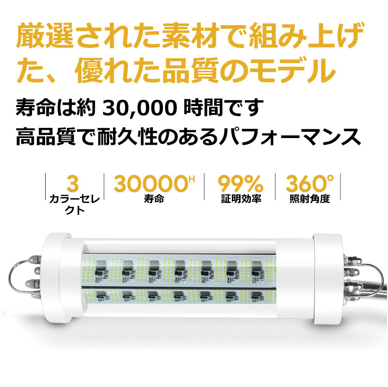 最大66％オフ！ 集魚灯 集魚ライト 水中集魚灯 200W DC12V LEDフィッシュライト イカ釣りシラス ウナギ 夜釣り 夜焚き 送料無料  fucoa.cl