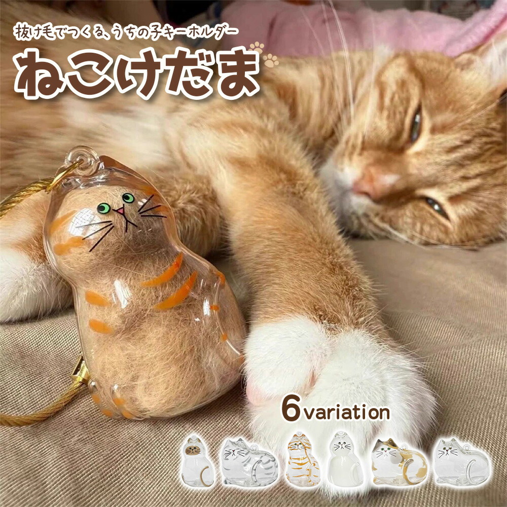 ☆うちの子けだまだま全6種セット☆ガチャ☆猫好き☆キーホルダー☆ うちの子のけだまだま風 全6種セット ガチャ ねこ ネコ 猫 毛玉