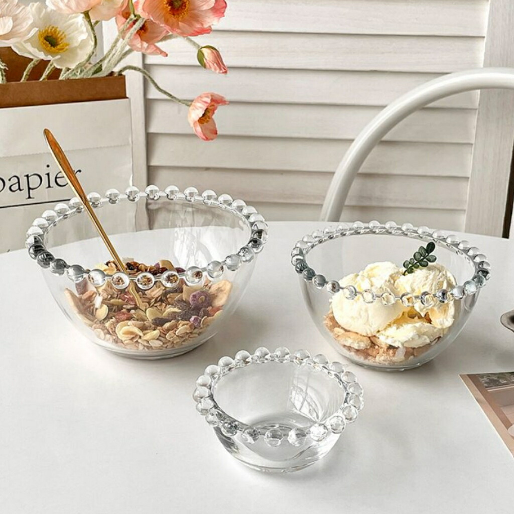 楽天市場】ガラス 食器 32cm ボウル カフェボウルお皿 小分け ガラス