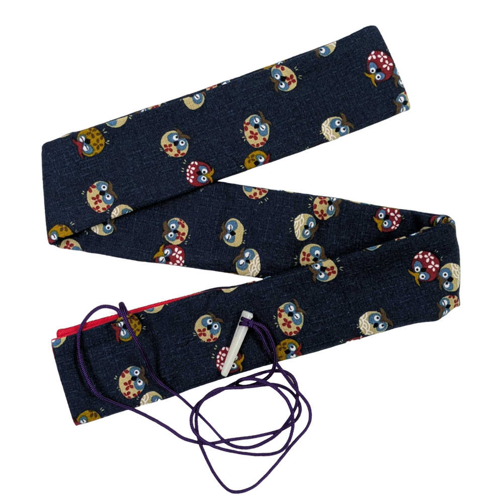 篠笛　袋セット 楽天市場】篠笛袋 紺色 笛袋 1本収納 1本〜5本調子 和楽器 日本文化