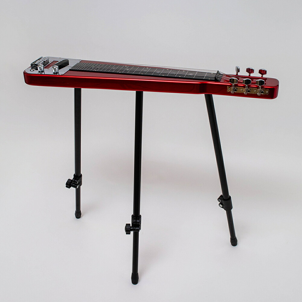 MASTER CRAFT マスタークラフト LSG-400 メタリックレッド　スチールギター スタンド付属 キャリングバッグ付属