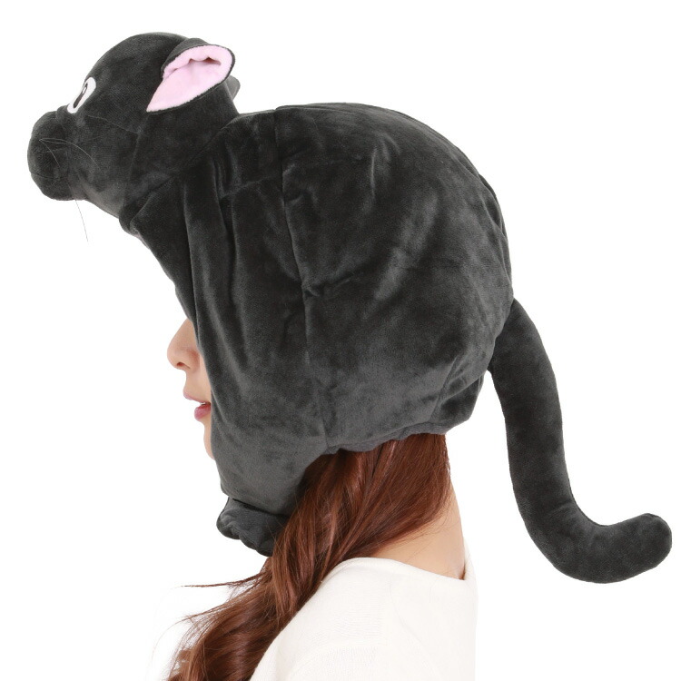 国内発送 着ぐるみキャップ 目 頭乗せネコ Szc261 ねこ 猫 フリース素材 大人用 ハロウィン かぶりもの 被り物 プチハロウィン イベント コスプレ 仮装 学祭 Usj 忘年会 ギフト プレゼント サザック Sazac Cap 佐川 Toyama Nozai Co Jp