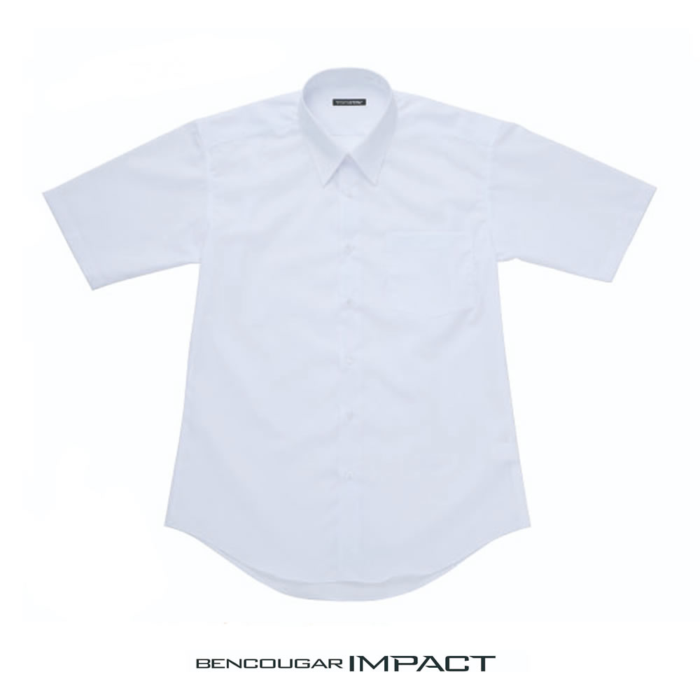 Bencougar ベンクーガー スクールシャツ スリムシルエット 半袖 Bencougar ベンクーガー スクールシャツ スリムシルエット 半袖