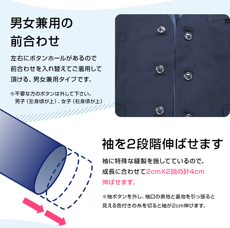 市場 小学 シングル イートン上着 男女兼用 ネイビー 制服 小学校 小学生 140B-170B 紺 B体 小学生制服