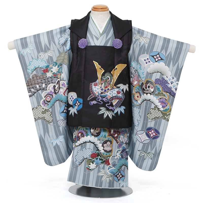 楽天市場】【レンタル】 七五三 男の子 被布 9点セット 被布レンタル