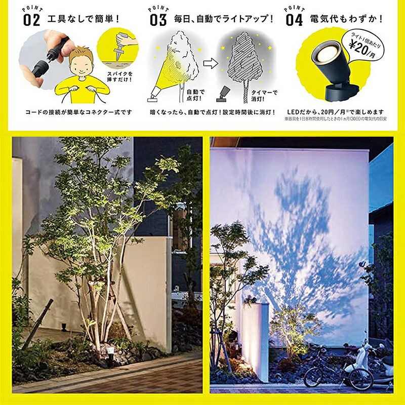 楽天市場 タカショー ひかりノベーション 木のひかり 豪華セット s スーパーメガホームセンター Ejoy