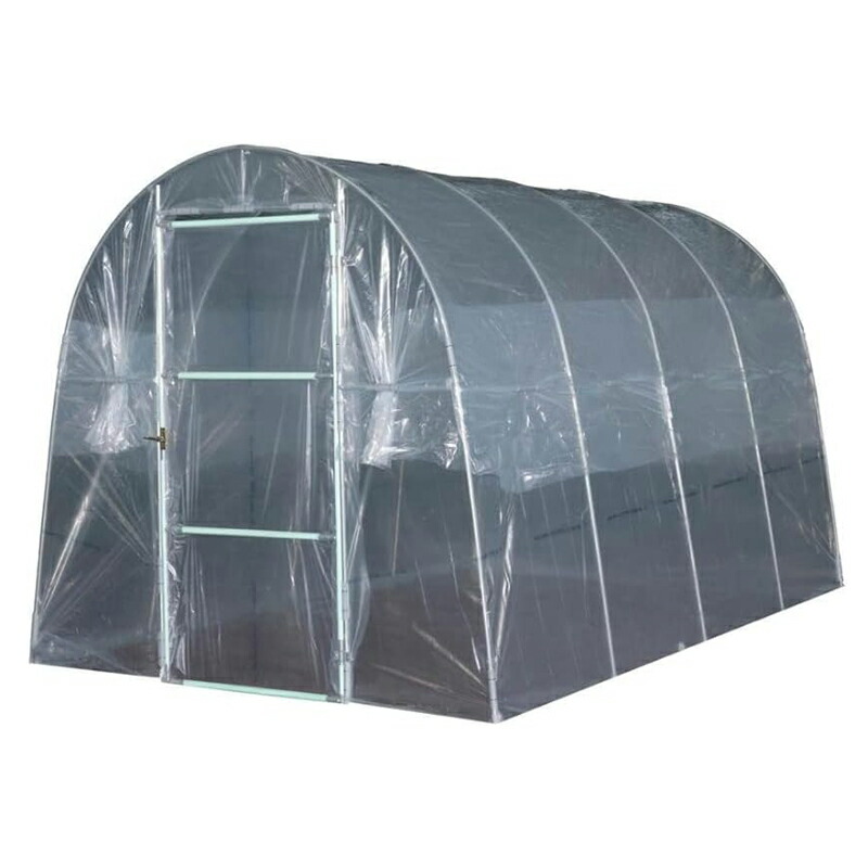南榮工業 菜園ハウス 本体一式 220&times;360&times;200cm 2.3坪 ビニールハウス 農業用 パイプハウス H-2236 4984665403719｜スーパーメガホームセンター ejoy