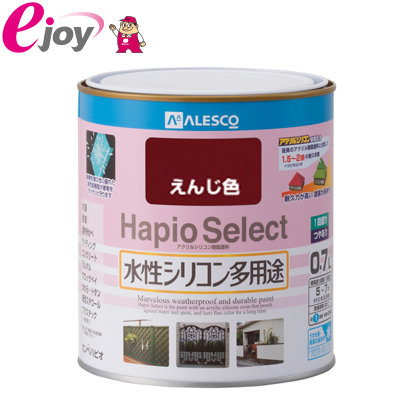 カンペハピオ ペンキ 塗料 水性 つやあり アイボリー 14L 水性塗料