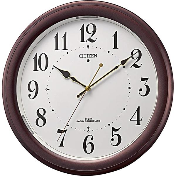 楽天市場】シチズン掛け時計 電波掛け時計4MY766-019 エコライフ M766