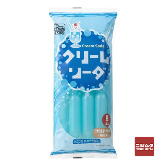 楽天市場】【KN】光武製菓 クリームソーダ 8本入り×30個 棒