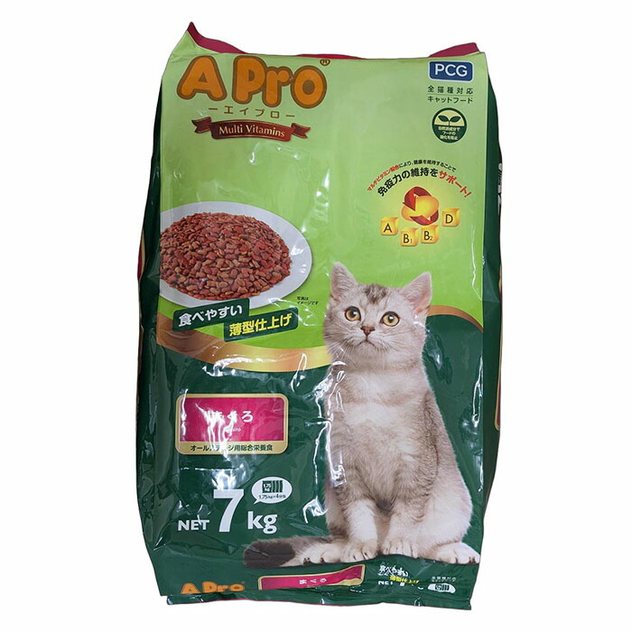 楽天市場】Apro エイプロ 猫ドライフード かつお 8kg