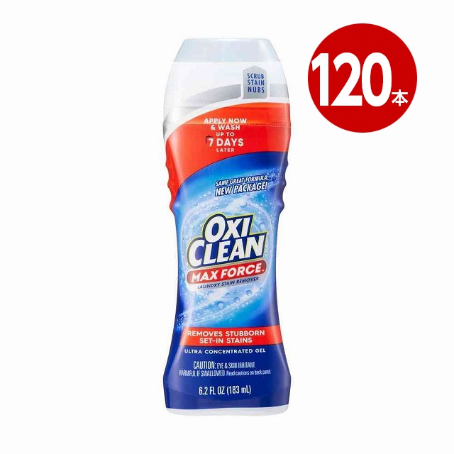 《120本セット》グラフィコ　オキシクリーン　マックスフォース　ジェルスティック　183ml　ジェルタイプ【送料無料】【同梱不可】｜ニシムタ　店