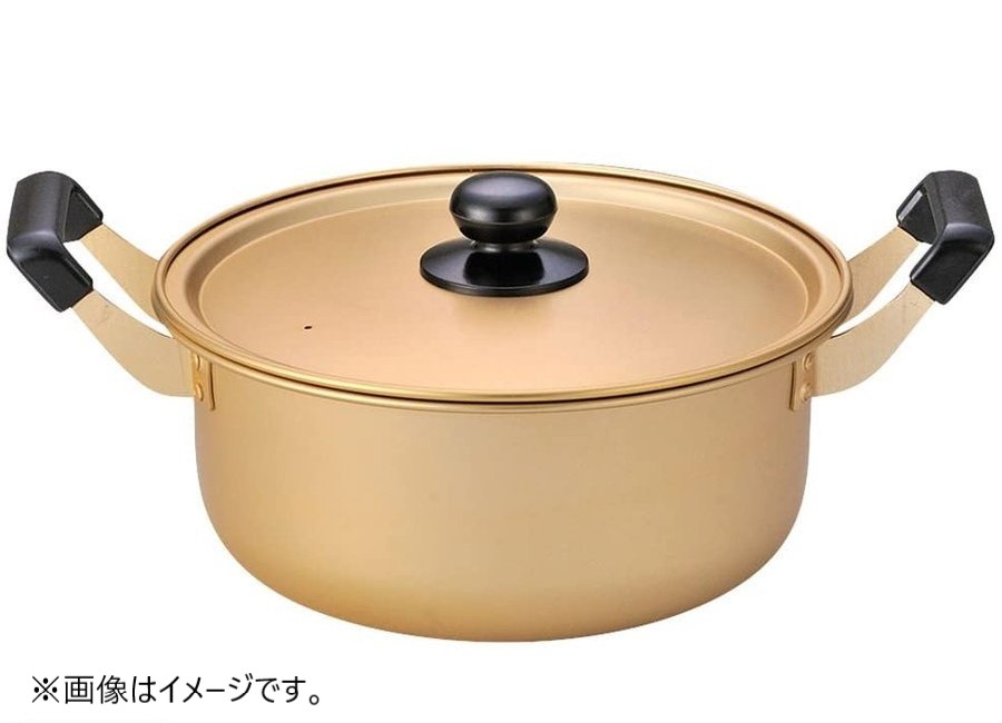 楽天市場】日本アルミ ツルマル印錦鍋 両手なべ24cm 長期在庫品