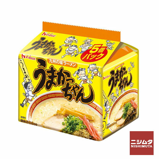【激安】インスタント食品 セット 楽天市場】ハウス食品 うまかっちゃん 黒豚とんこつ 鹿児島