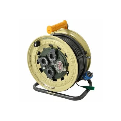 ハタヤ サンタイガーレインボーリール 単相100Ｖ 30ｍ アース・ブレーカー付 BX-301K