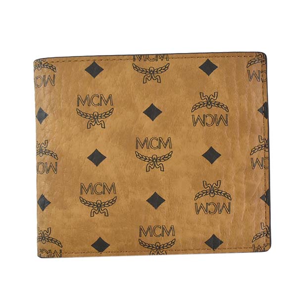 男性 40代 エムシーエム 二つ折り財布 二つ折り財布 財布 Mcm 代 30代 エムシーエム キャメル メンズ ブランド 50代 財布 折り財布 Mxsaavi01