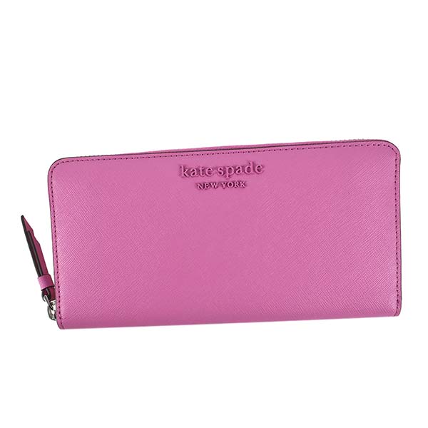 冬バーゲン 特別送料無料 ケイトスペード Kate Spade F 財布 長財布 ラウンド長財布 レディース ブランド ピンク Wlru58 流行 Universusmedia Com